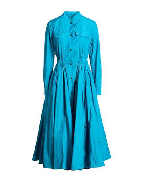 Globe Woman Overcoat & Trench Coat Azure Size 2 Polyester