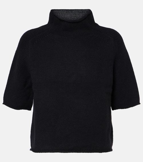 Fride ribbed-knit cashmere top