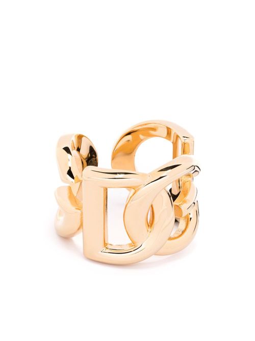 Chunky logo ring - Gold
