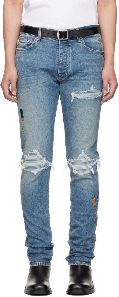 Blue 'Chateau Keys' MX1 Jeans