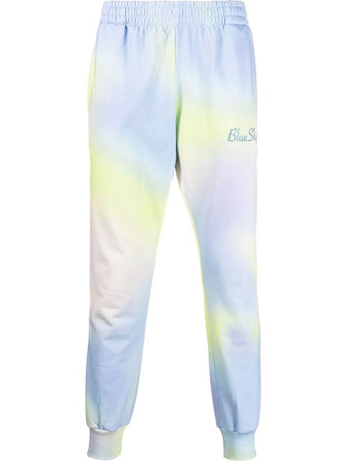 Tie-dye track pants - Yellow