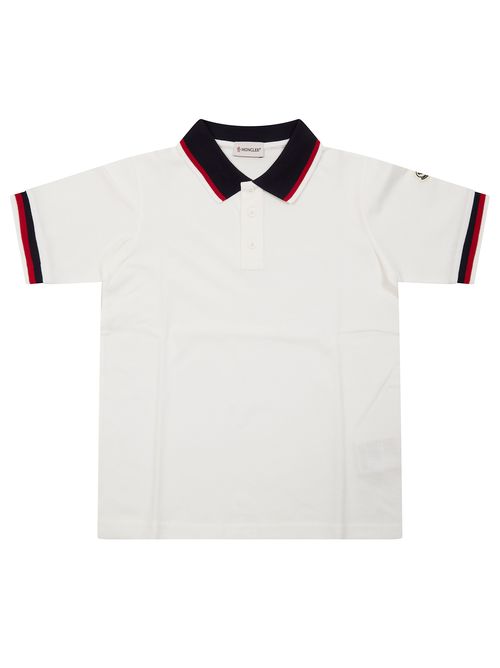 Boys Short-Sleeve Polo with Contrast Trim at Neck and Sleeves