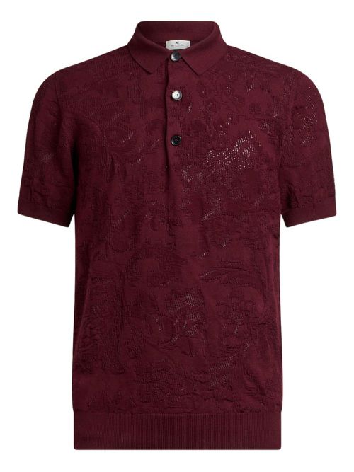 ETRO cotton polo shirt - Red
