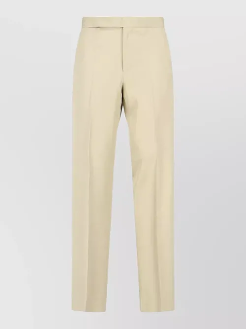 Lardini - straight leg trousers belt loops back pocket