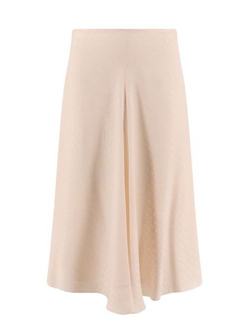 Fendi FF Printed Flared Midi Skirt