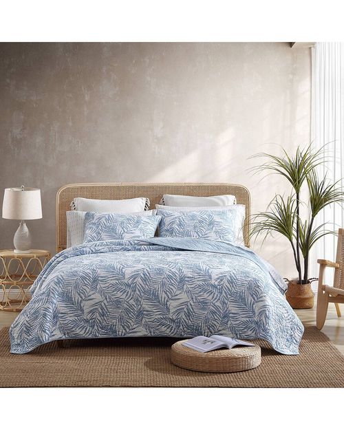Palmday of Cotton Reversible Quilt Set