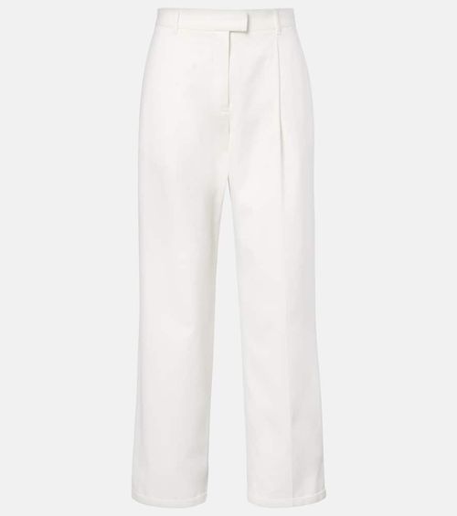 Neriah cotton and cashmere straight pants