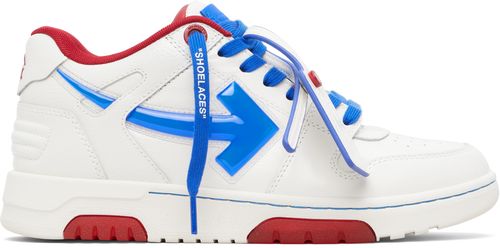 White Out Of Office Bubble Arrow Sneakers
