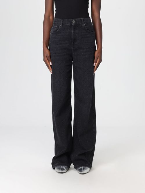 Jeans Woman color Black