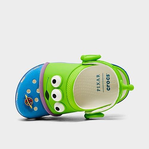Kids Toddler x Toy Story Alien Classic Clog Shoes in Green/Blue