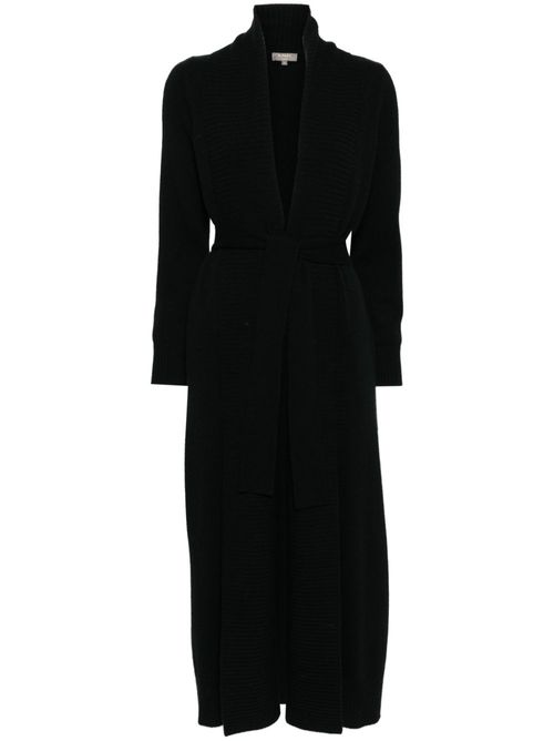 Long cashmere coat - Black