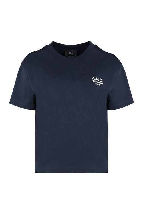 Boxy Rue Madame Cotton Crew-neck T-shirt