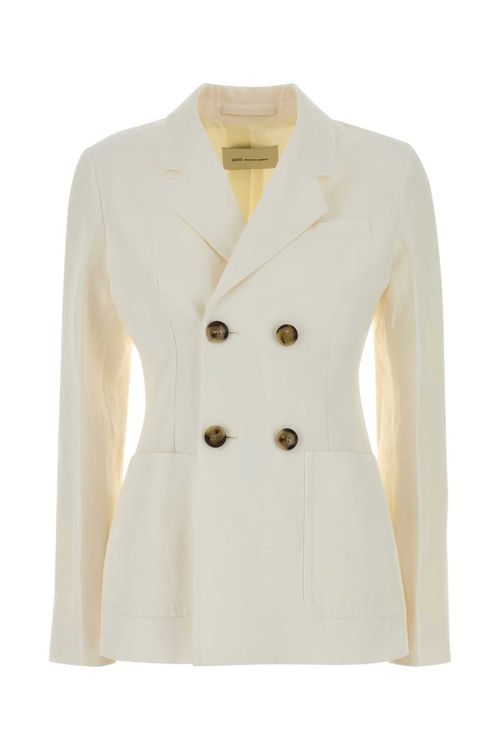 Breasted Blazer — White