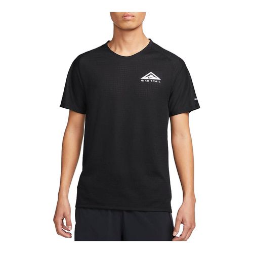 Dri-FIT Trail Solar Chase Short-Sleeve Trail Running Top 'Black'