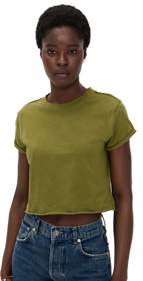 Free People The Perfect Tee Peat Moss