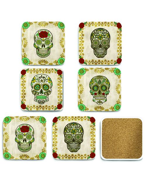 6pc Ceramic Coaster Set