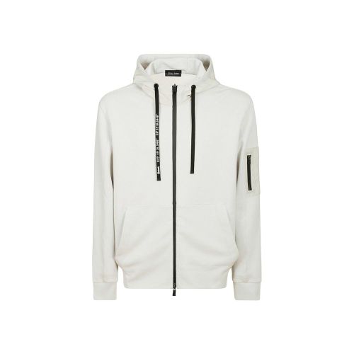 Cotton Hoodie — White