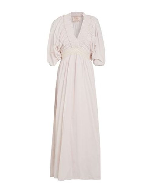 Woman Maxi dress Light pink Size 4 Cotton, Polyester
