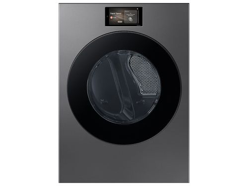 7.6 cu. ft. Bespoke AI Ultra Capacity Front Load Electric Dryer with AI Home and AI OptiDry+ in Dark Steel(DV90F53AESA3)