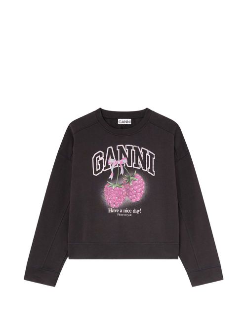 Raspberry Cotton Sweatshirt