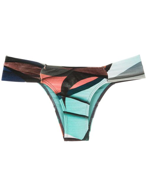 Ritz printed bikini bottom - Blue