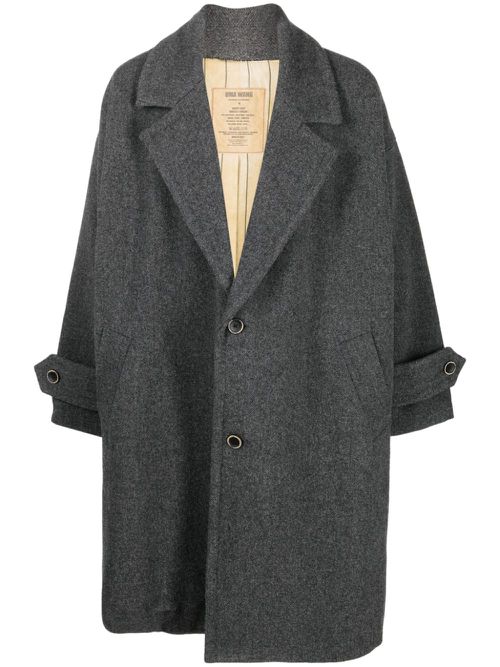 Cassie single-breasted coat - Grey