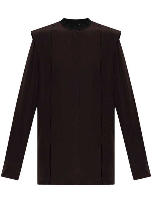 Silk shirt - Brown