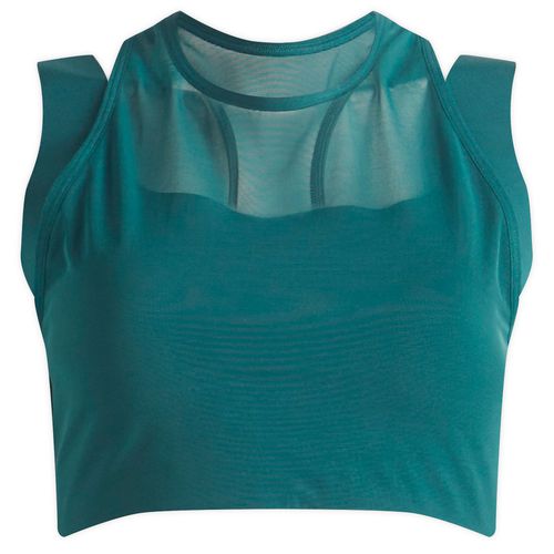 The North Face Women's Refina Double Layered Bra Top in Deep Nori