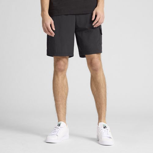 PUMA Essentials Men's 8" Woven Cargo Shorts in Black, Size XXL