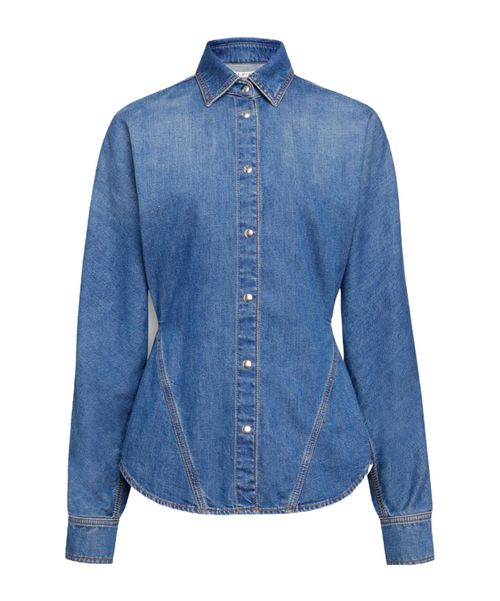 Alaïa Round Denim Shirt