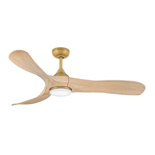 Heritage Brass 56" Ceiling Fan from the Swell Illuminated Collection