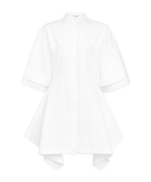 PANELLED POPLIN DRESS