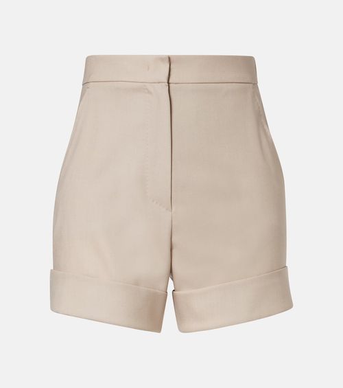 Wool, mohair, and silk shorts
