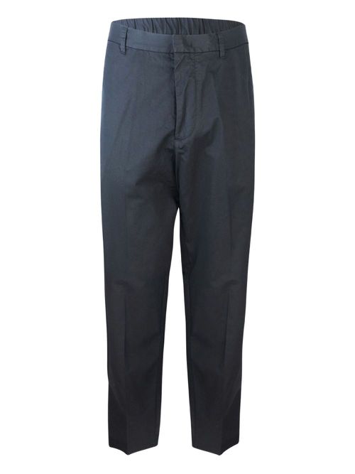 Emporio Armani elasticated-waist trousers - Black