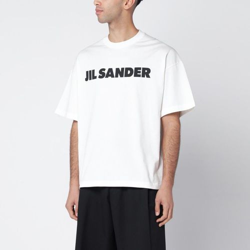Jil Sander White Boxy Tshirt With Logo