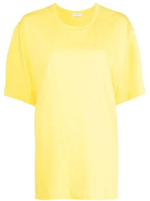 Logo-print short-sleeve T-shirt - Yellow