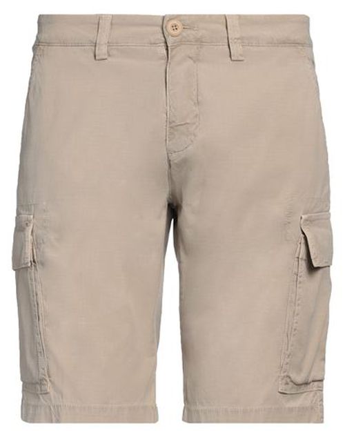 Man Shorts & Bermuda Shorts Beige Size 32 Cotton, Elastane