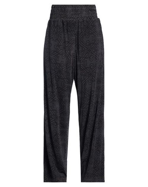 Woman Pants Charcoal Size M Silk