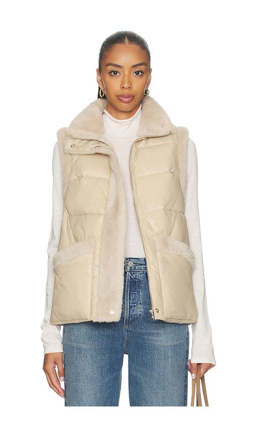 HEARTLOOM Serra Vest in Neutral. S. Also in