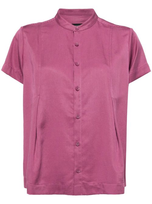 Cap sleeves shirt - Purple