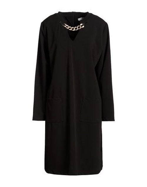 Woman Mini dress Black Size 10 Polyester, Elastane