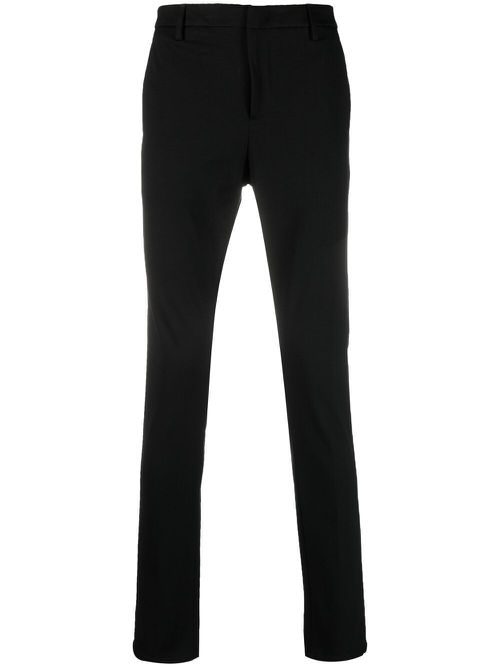 Slim-cut trousers - Black