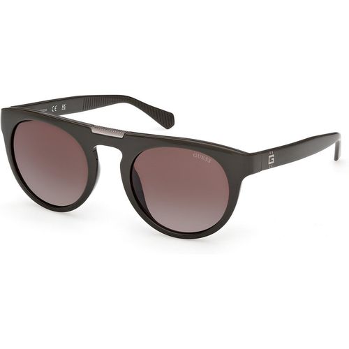 Guess Hombre Guess GU00275 96F Gafas de sol Inyectado Verde Marrón Redonda Norma