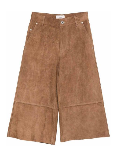 Suede Leather Trousers