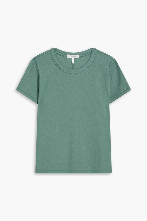 Essie ribbed jersey T-shirt - Green - S