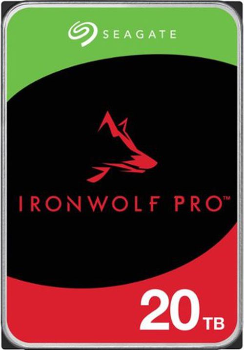 IronWolf Pro 20TB Internal SATA NAS Hard Drive with Rescue Data Recovery Services