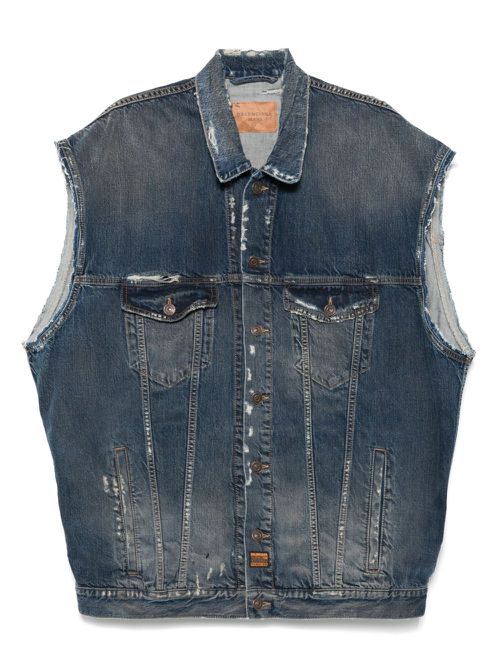 Balenciaga denim gilet - Blue