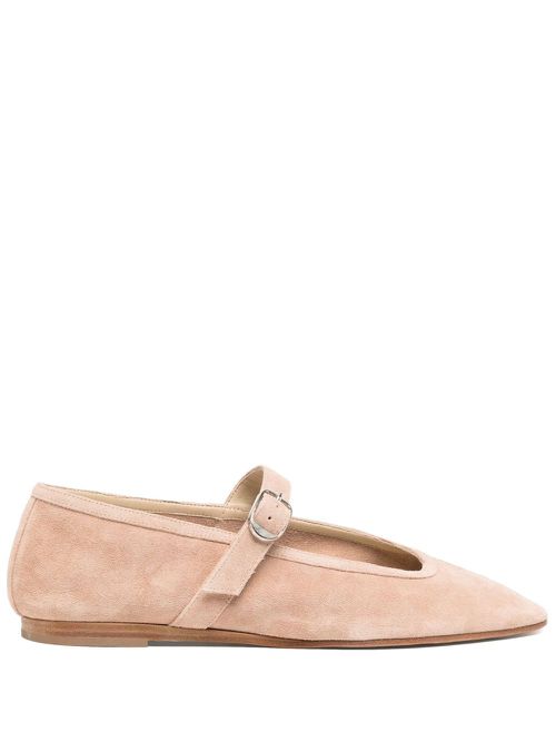 Le Monde Beryl suede Mary Jane ballerina shoes - Pink