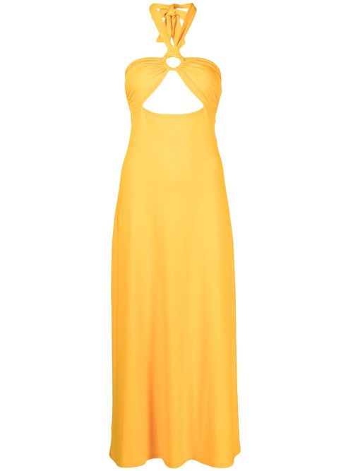 The Tati cut-out dress - Orange