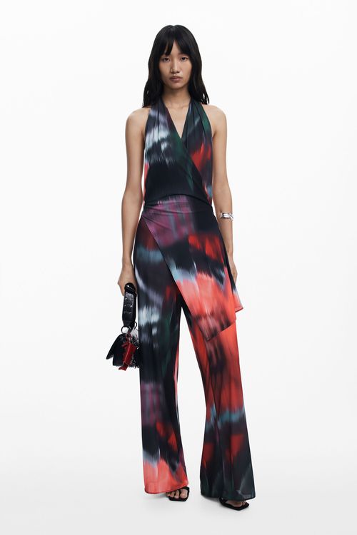 Open-back jumpsuit